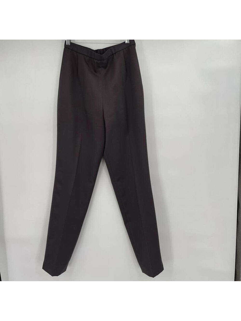 Women's Classiques Entier Wool Trousers Brown Pants 4